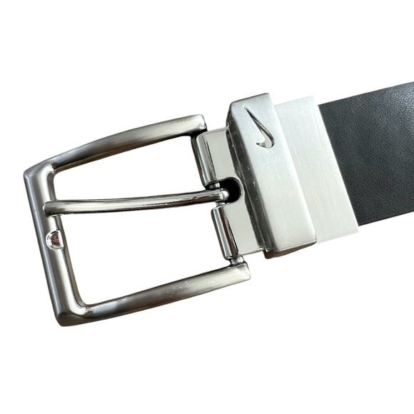 Nike Other - Nike Mens Genuine Leather Reversible Black Brown Buckle Golf Belt Size 38 swivel